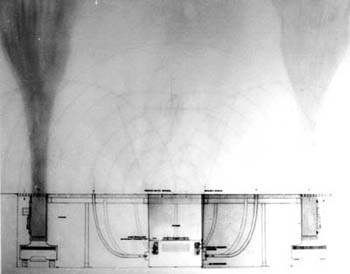 Section thru node showing air curtain