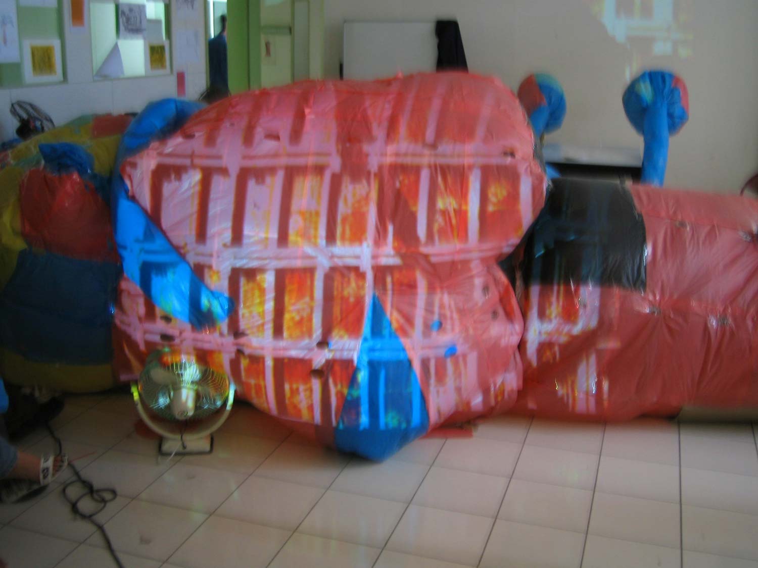 Open Source Architecture Experiment inflatables, Doors 8, 2005