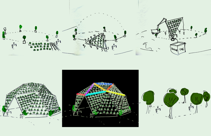 Rewilding through barn-raising